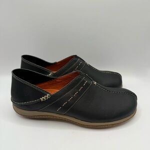 NIB Women's Acorn C2G Lite BLK Moccasins Slip On Loafer Leather Comfort Shoes 8